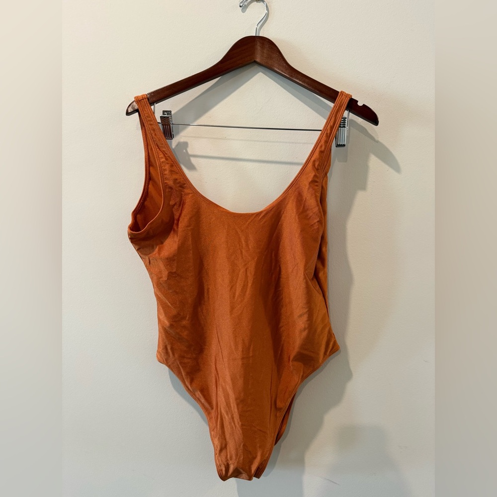 Dixperfect Vibrant Orange Swimsuit Size XL